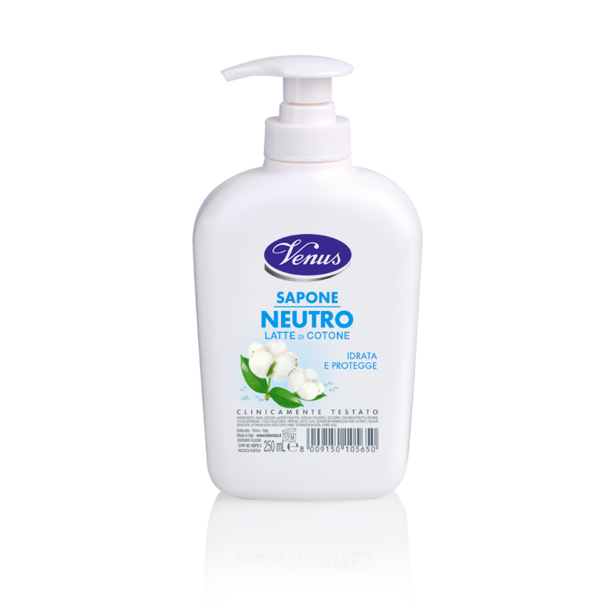 Sapone Liquido Neutro Latte di Cotone