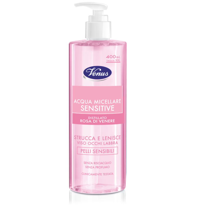 Acqua Micellare Venus pelli sensibili - Rosa di Venere